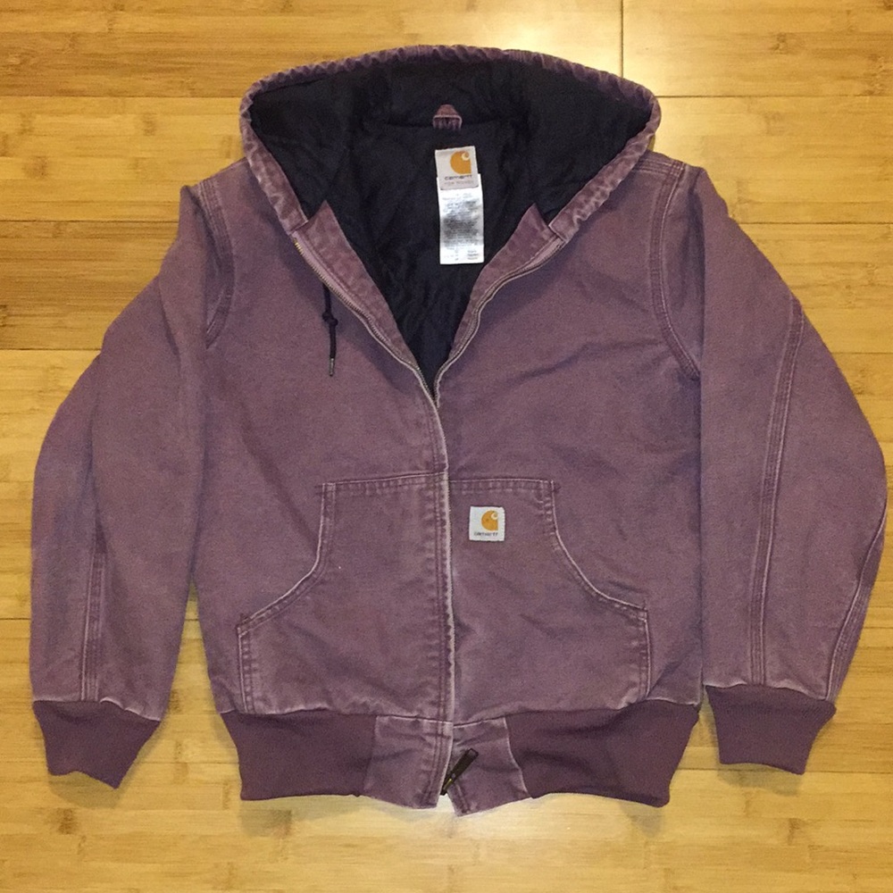 Purple carhartt jacket